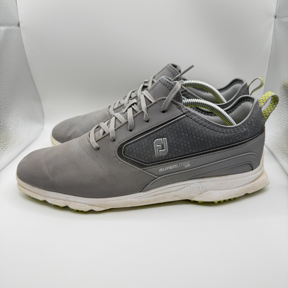 FootJoy Superlites XP Mens Golf Shoes Size 10.5M #58086 Soft Spike Gray